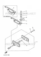 FEU ARRIERE pour Yamaha YFM350X de 1996