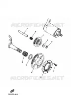 EMBRAYAGE DE DEMARREUR pour Yamaha YFM350X de 1996