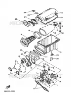 ADMISSION pour Yamaha YFZ350 de 1996