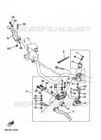 COMMODO / LEVIER pour Yamaha YFZ350 de 1996
