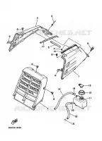 COUVERCLE LATERAL pour Yamaha YFZ350 de 1996