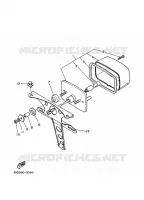 FEU ARRIERE 2 pour Yamaha YFZ350 de 1996