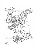 CADRE pour Yamaha YFB250FW de 1996