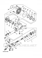 CARDAN / COUPLE CONIQUE pour Yamaha YFM350FW-X de 1996