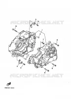CARTER MOTEUR pour Yamaha YFM350FW-X de 1996