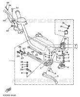 COMMODO / LEVIER pour Yamaha YFM350FW-X de 1996