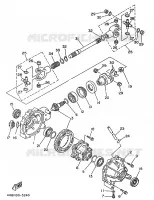 DIFFERENTIEL AVANT pour Yamaha YFM350FW-X de 1996