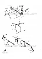 MAITRE CYLINDRE DE FREIN AVANT pour Yamaha YFM350FW-X de 1996