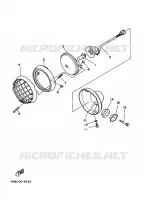 PHARE  pour Yamaha YFM350FW-X de 1996