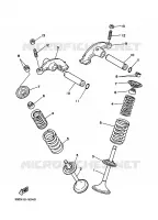 SOUPAPE pour Yamaha YFM350FW-X de 1996