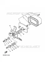 FEU ARRIERE 2 pour Yamaha YFM350FW-X de 1996