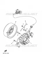ALLUMAGE pour Yamaha YFM350FW-X de 1996