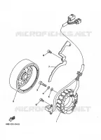 ALLUMAGE pour Yamaha YFM350FW-X de 1996