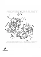 CARTER MOTEUR pour Yamaha YFM350FW-X de 1996