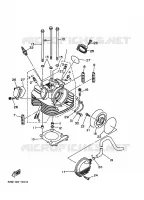 CULASSE pour Yamaha YFM350FW-X de 1996
