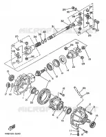 DIFFERENTIEL AVANT pour Yamaha YFM350FW-X de 1996