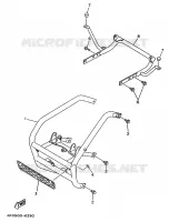 PARE CHOCS 2 pour Yamaha YFM350FW-X de 1996