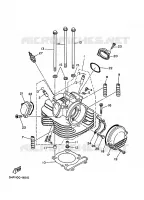CULASSE pour Yamaha YFM350U de 1996