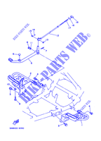 SUPPORT / REPOSE PIEDS pour Yamaha KODIAK 400 4WD de 1996