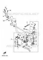 COMMODO / LEVIER pour Yamaha YFZ 350 BANSHEE de 1995