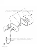 FEU ARRIERE pour Yamaha YFB250 de 1995