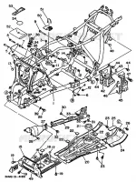 CADRE pour Yamaha YFM350FW de 1995