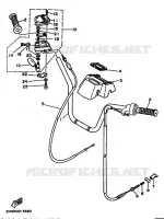 GUIDON ET CABLES pour Yamaha YFM350FW de 1995