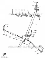 DIRECTION pour Yamaha YFM350X de 1995