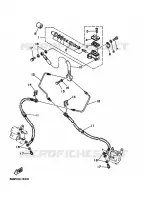 MAITRE CYLINDRE DE FREIN AVANT pour Yamaha YFM350X de 1995