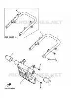PARE CHOCS pour Yamaha YFM350X de 1995