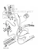GUIDON ET CABLES pour Yamaha YFB250FW de 1995
