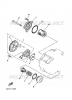 POMPE A HUILE pour Yamaha YFB250FW de 1995