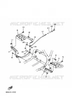 SUPPORT / REPOSE PIEDS pour Yamaha YFB250FW de 1995