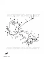 SUPPORT / REPOSE PIEDS pour Yamaha YFB250 de 1994