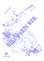 SUPPORT / REPOSE PIEDS pour Yamaha YFM400FW de 1994