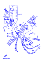 GUIDON ET CABLES pour Yamaha YFZ350 de 1993