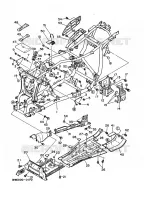 CADRE pour Yamaha YFM350FW de 1992