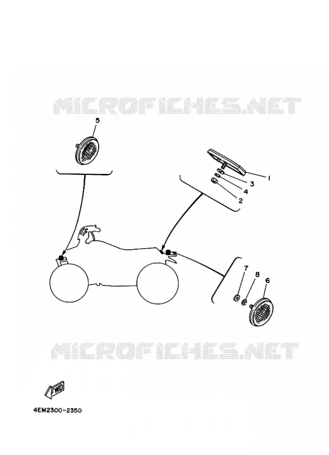 ELECTRIQUE 2 Yamaha QUAD 80 1992 RAPTOR  YFM80