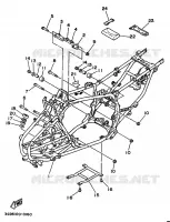 CADRE pour Yamaha YFM350X de 1991