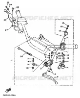 COMMODO / LEVIER pour Yamaha YFM350X de 1991