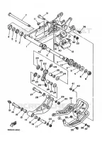 BRAS ARRIERE pour Yamaha YFZ350 de 1991