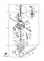 CARBURATEUR pour Yamaha YFM250 de 1990