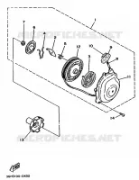 DEMARREUR pour Yamaha YFM250 de 1990
