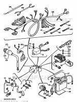 ELECTRIQUE 1 pour Yamaha YFM250 de 1990