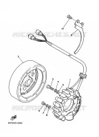 ALLUMAGE pour Yamaha YFM350FW de 1990