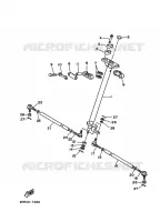 DIRECTION pour Yamaha YFM350FW de 1990
