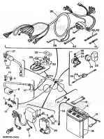 ELECTRIQUE 1 pour Yamaha YFM350X de 1990
