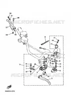 COMMODO / LEVIER pour Yamaha YFZ 350 BANSHEE de 1990