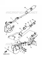 ECHAPPEMENT pour Yamaha YFZ 350 BANSHEE de 1990