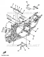 CADRE pour Yamaha YFM350X de 1989